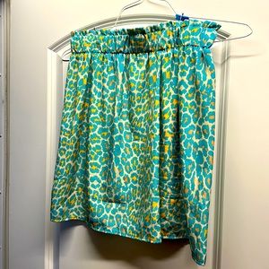 Francesca’s leopard print skirt